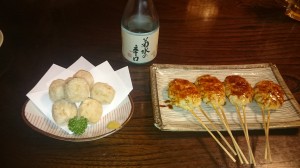 里芋揚げ・つくね