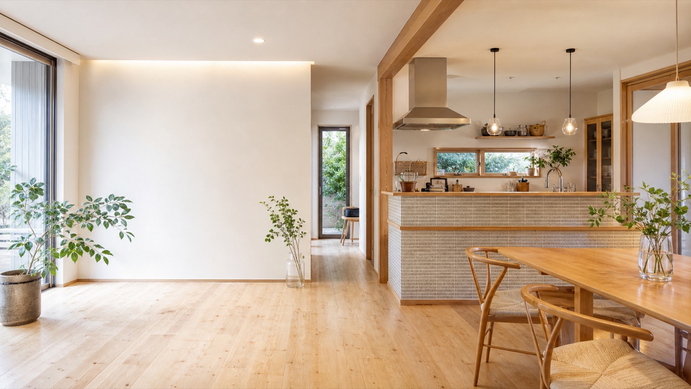 木のぬくもりがある住まいのリフォーム空間
